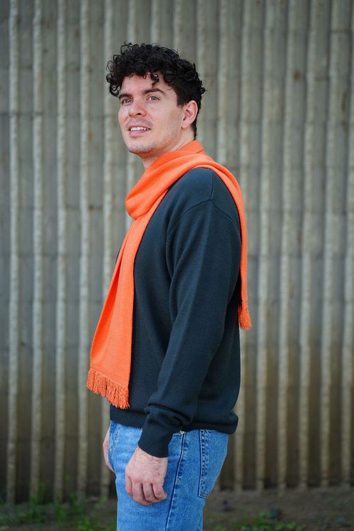 Bufanda Unisex con Flecos