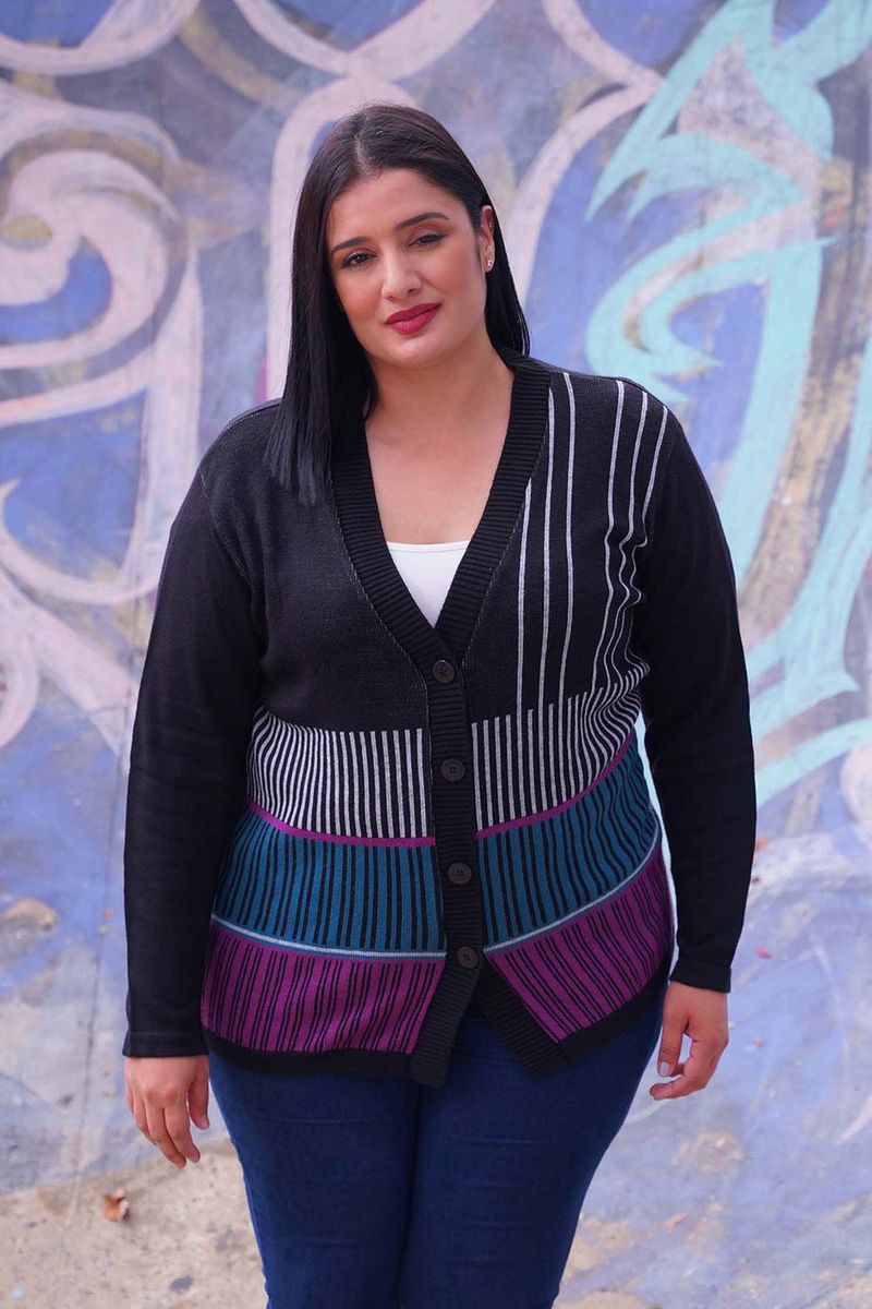 Cardigan-Cuello-V-Mujer