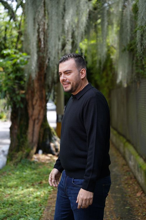 Suéter Cuello Polo Plus Hombre