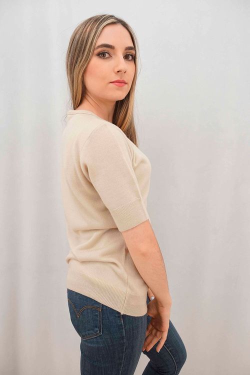 Blusa Cuello Redondo Mujer