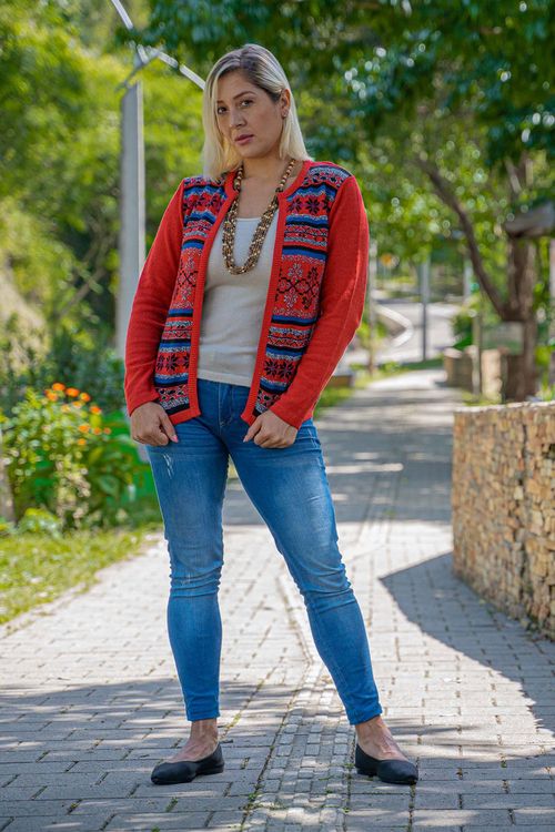 Cárdigan ECO Dibujado Mujer