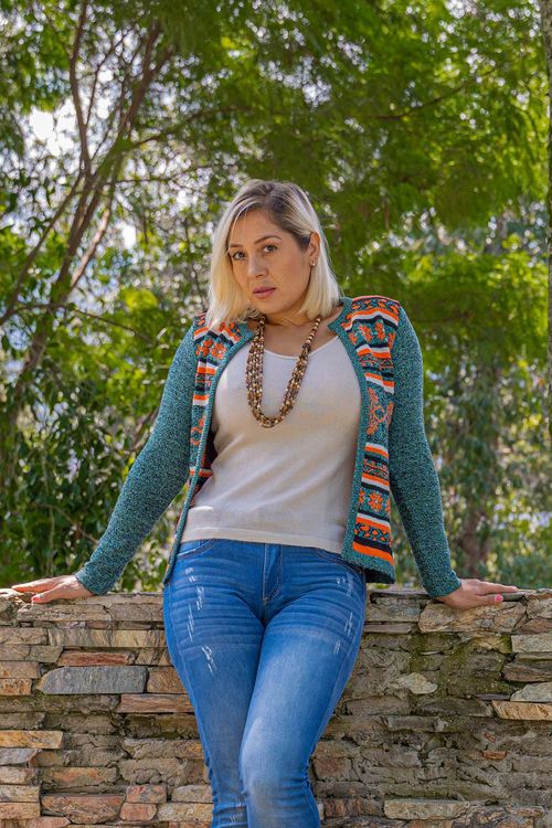 Cárdigan ECO Dibujado Mujer