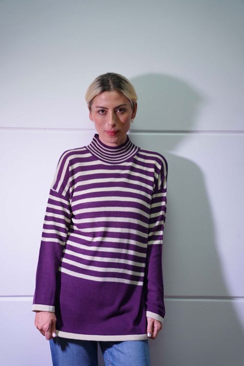 Suéter Cuello Alto Mujer