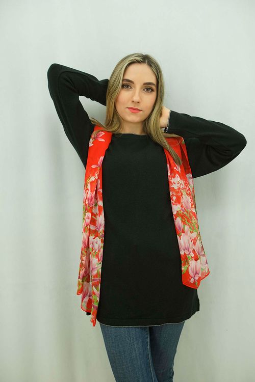 Suéter Cuello Redondo Mujer