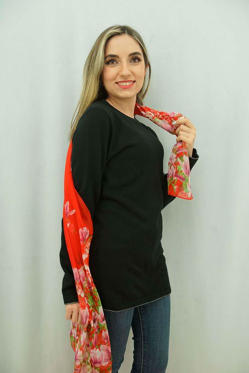 Suéter Cuello Redondo Mujer