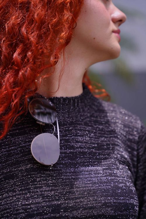 Suéter Lurex Mujer
