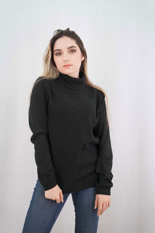 Suéter Cuello Tortuga Mujer
