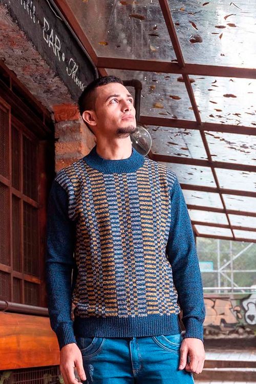 Suéter Cuello Alto Hombre