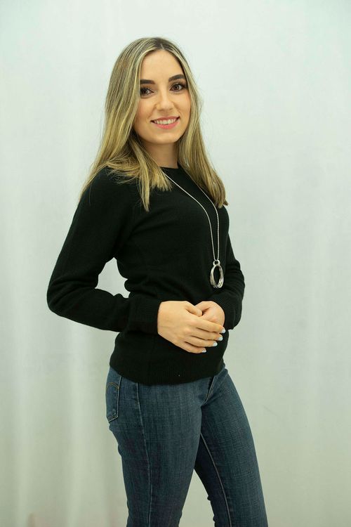 Suéter Cuello Redondo Mujer