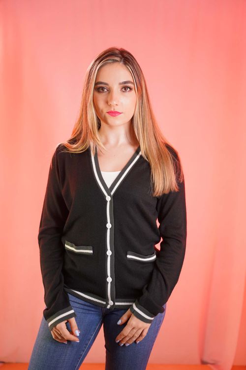 Cárdigan Cuello V Mujer