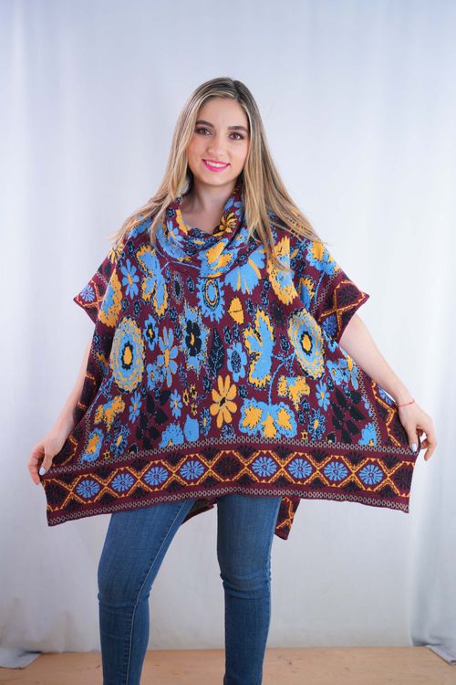 Capa ECO Cuello Drapeado Mujer
