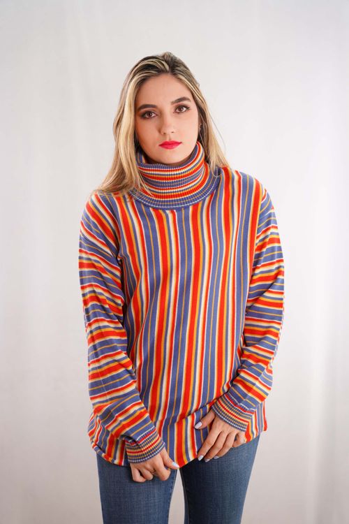 Suéter Rayado Mujer