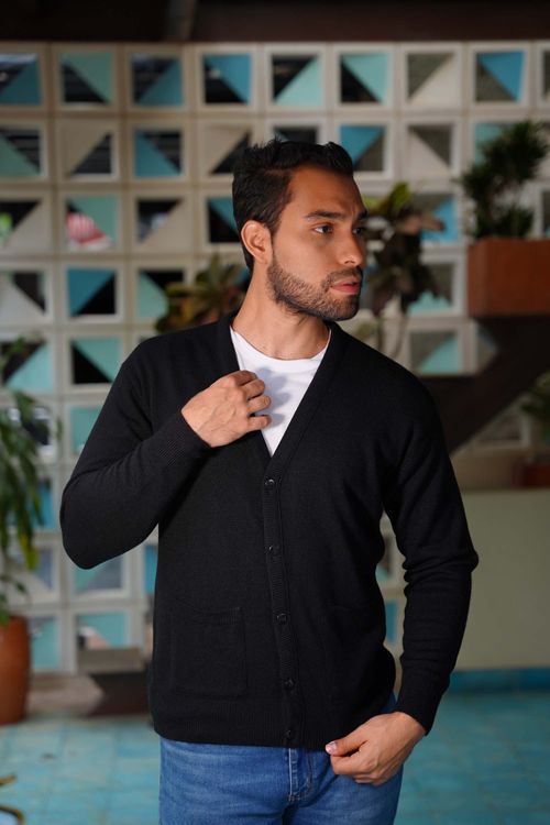 Suéter Cuello V Hombre
