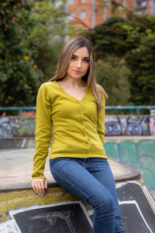 Suéter Abierto Mujer