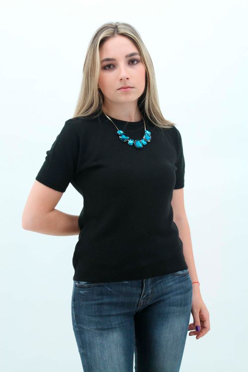 Blusa Cuello Redondo Mujer