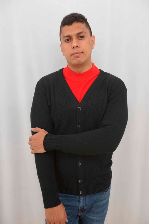 Cárdigan Cuello V Hombre