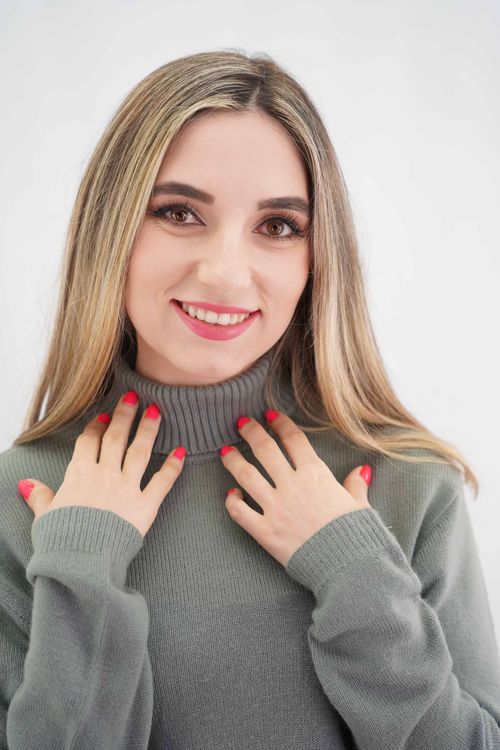 Suéter Manga Larga Mujer