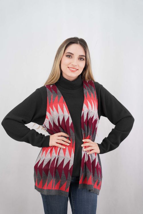 Chaleco Dibujado Mujer