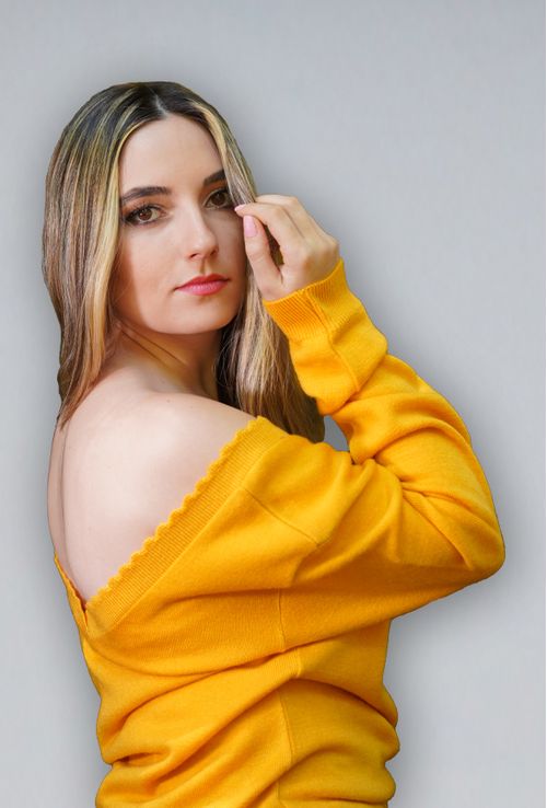 Suéter Cuello V Mujer