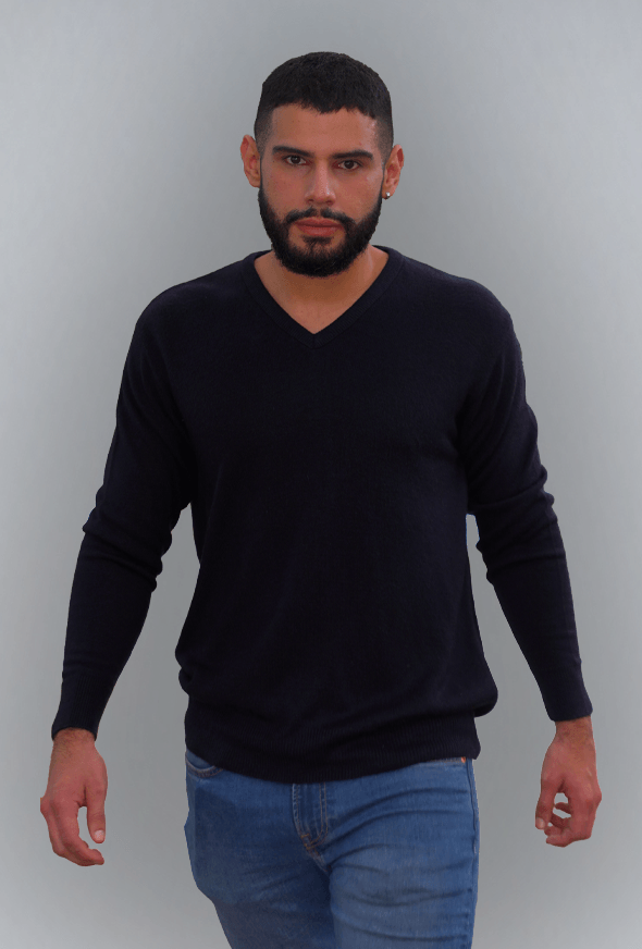 Suéter Cuello V Hombre