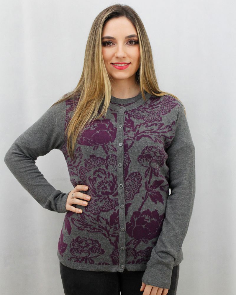 Cardigan-Cuello-O-Mujer