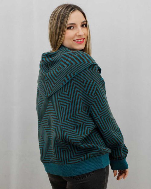 Suéter Cllo Drapeado Espiral