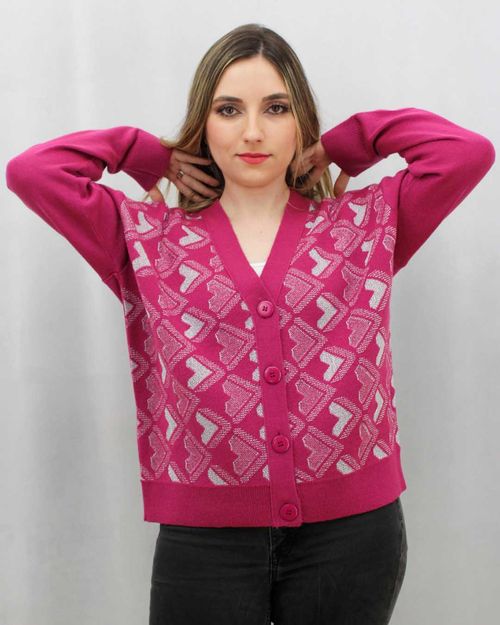Cárdigan Cuello V Mujer