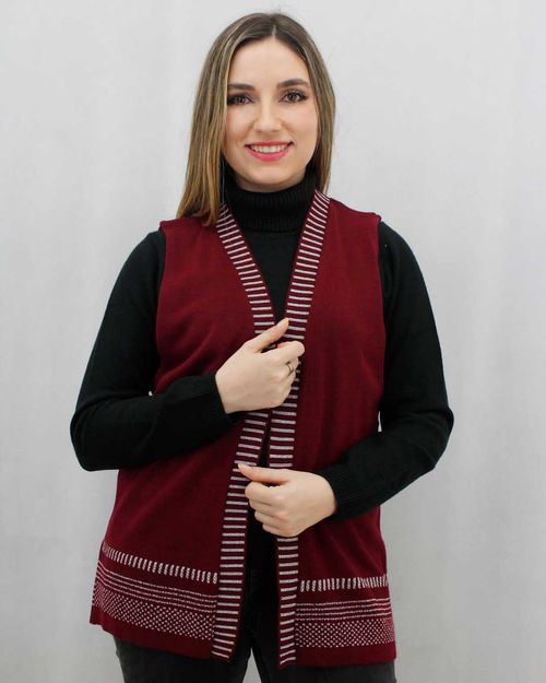 Chaleco Abierto Cuello V