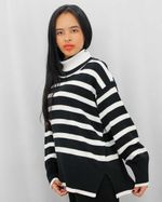 Sueter-Cuello-Tortuga-Rayas