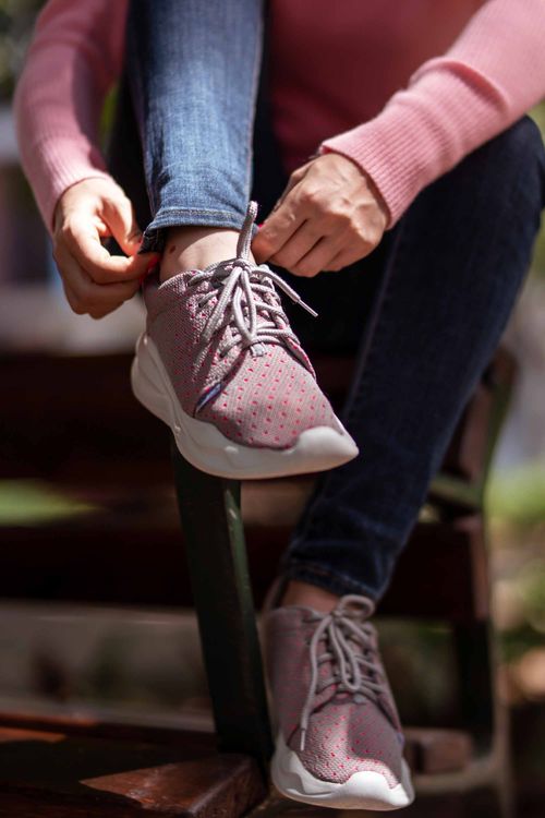 Zapatos de puntos Mujer
