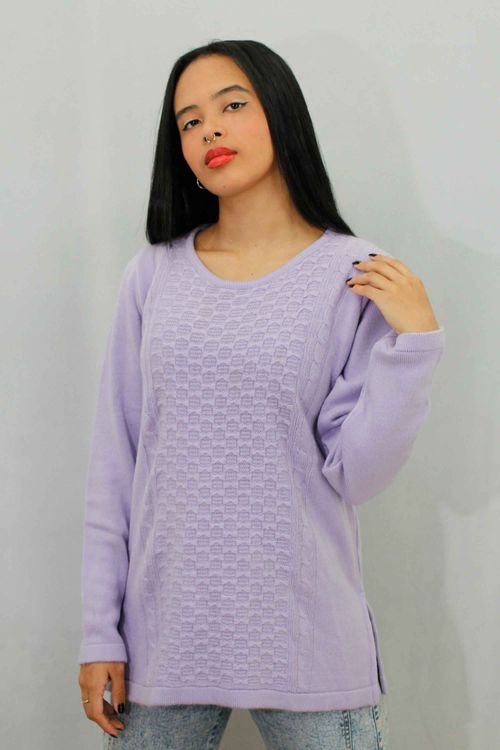 Suéter Cuello O Grueso Mujer