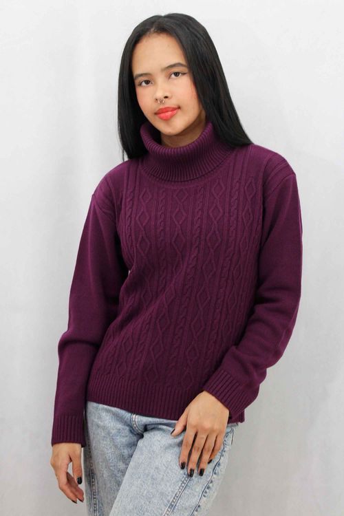 Suéter Cuello Tortuga Mujer