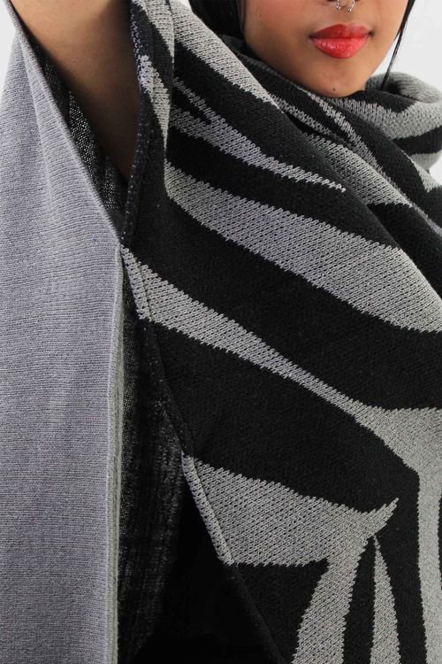 Capa Cuello Drapeado Mujer