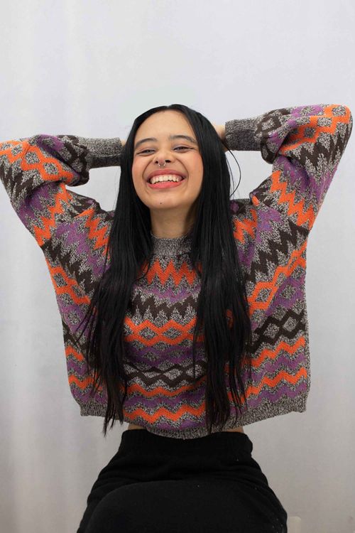 Suéter Cuello O Mujer