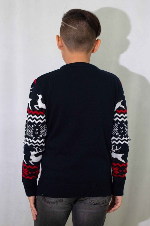 Suéter Unisex Navideño Zigzag