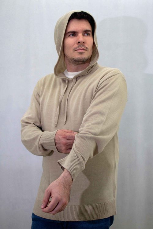 Suéter Capota Con Cordón Hombre