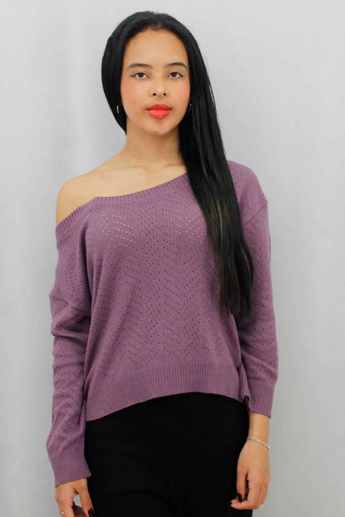 Suéter Cuello Bandeja Petinet Mujer