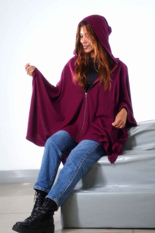 Ruana Capucha Unisex