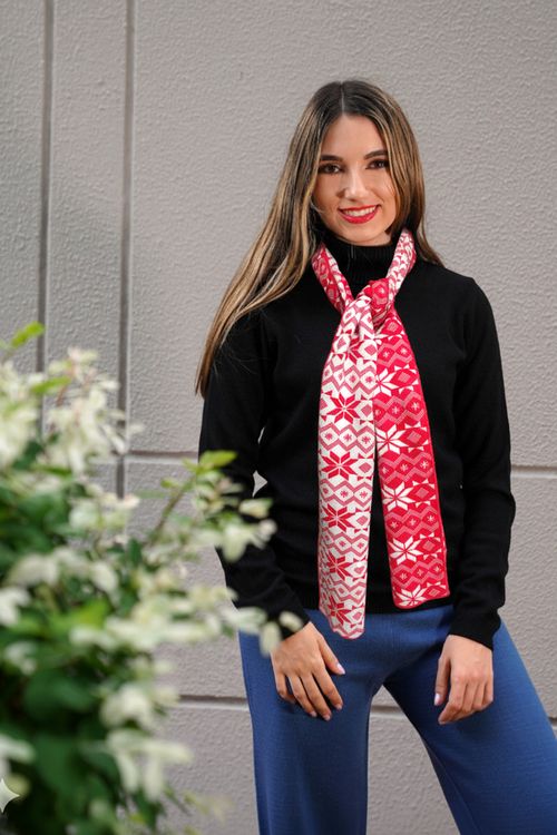 Bufanda Unisex Navideña Espejo