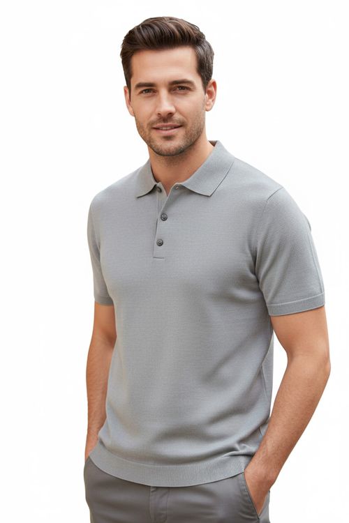 Camiseta Cuello Polo Botones