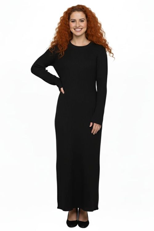 Vestido Canal Borde Rouche