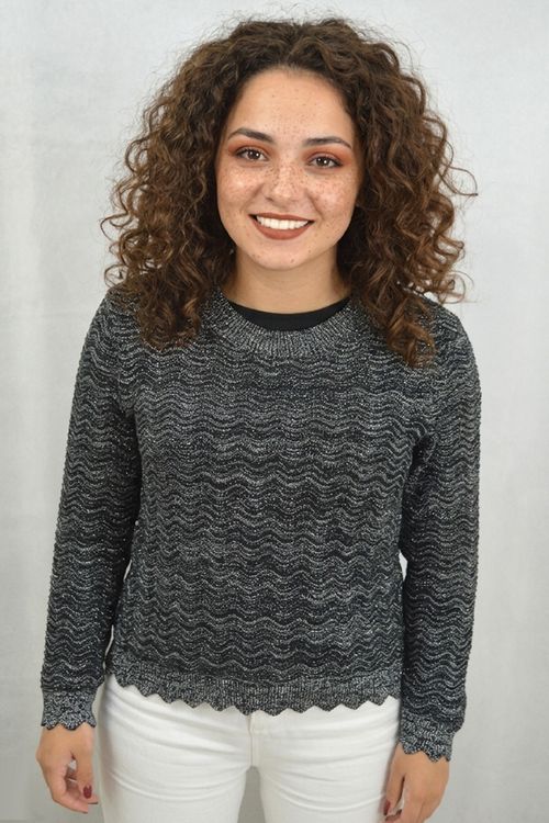 Suéter Cuello O Lurex