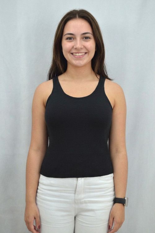 Top Cuello U Mujer